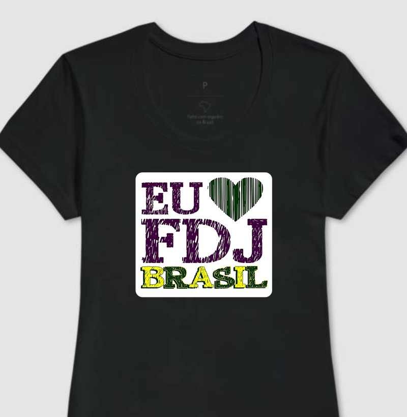 Camiseta Eu Amo FDJ - Mr. GADU