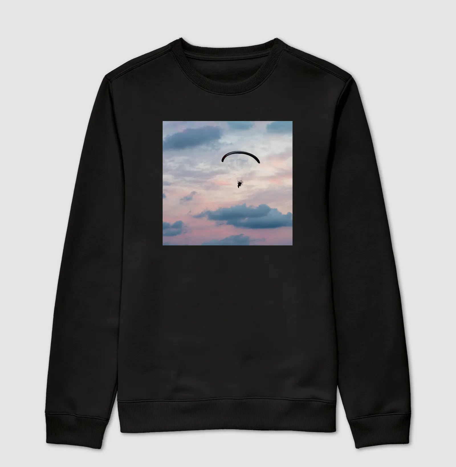 Paramotor In The Clouds