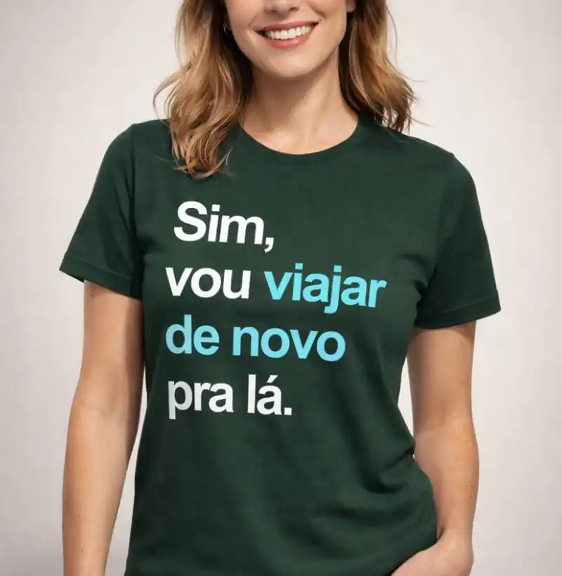 Sim, vou viajar de novo pra lá