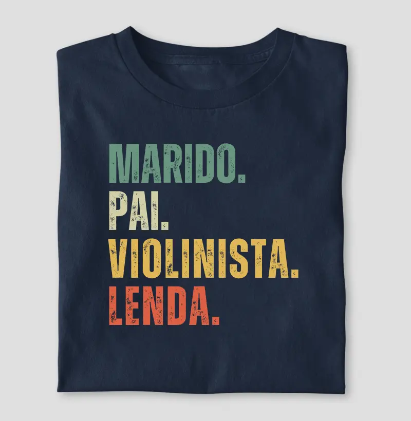 Marido. Pai. Violinista. Lenda.