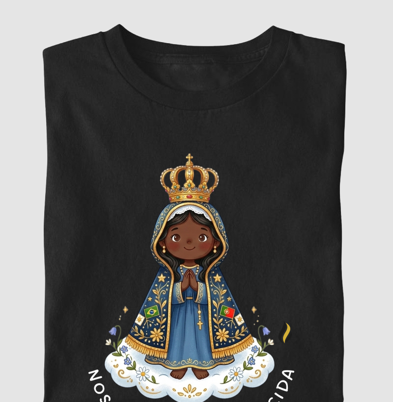 Camiseta Nossa Senhora Aparecida Infantil