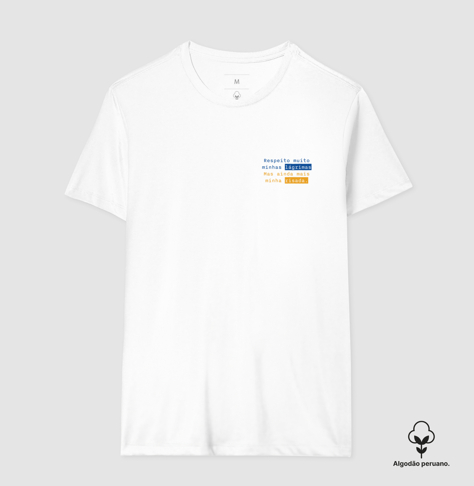 Camiseta Respeito Muito Minhas Lágrimas - Caetano Veloso