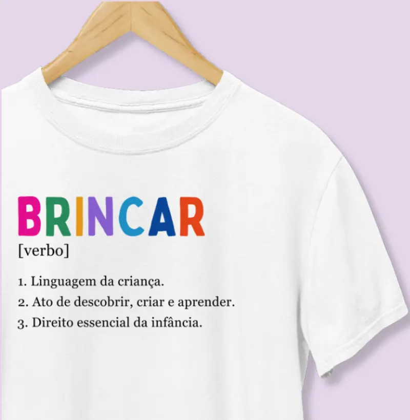 Camiseta | Verbete Brincar