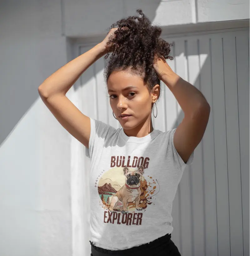 Camiseta Dog Pulse Bulldog Explorer – Adventure Awaits