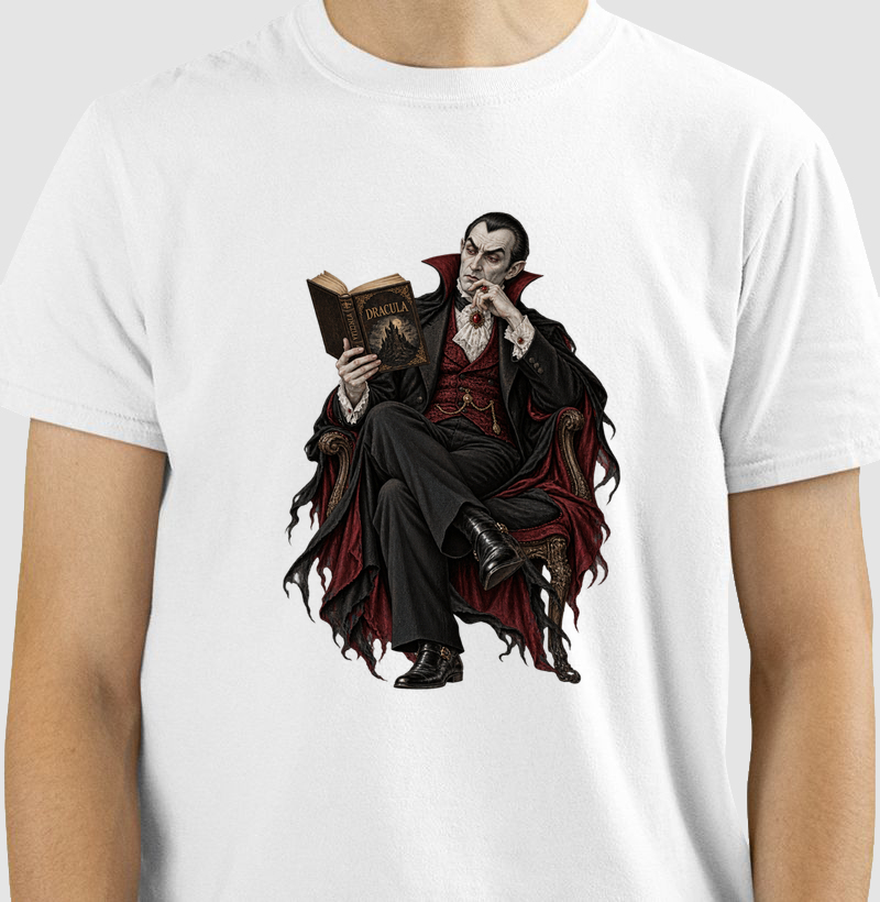 Drácula lendo Drácula