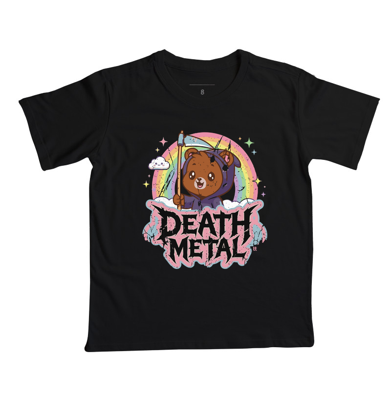 Camiseta infantil Death Metal Kawaii | Últimas Palavras