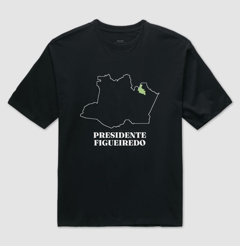 Presidente Figueiredo | Traço AM - Camiseta Oversized