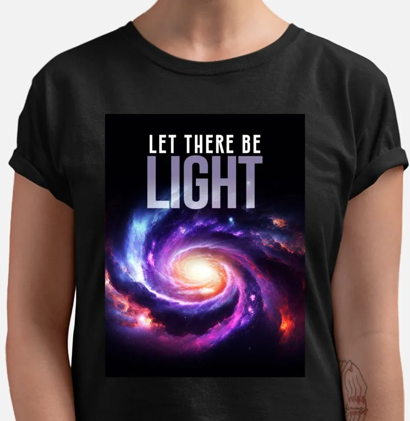 Let there be light - Haja Luz! camiseta qualidade Reserva