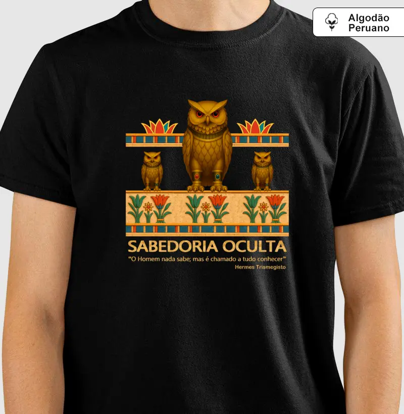Coruja • Sabedoria Oculta (algodão peruano)