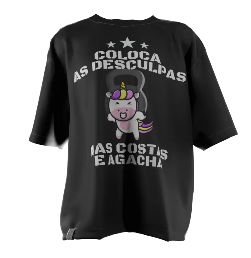 Coloca as desculpas nas costas e agacha