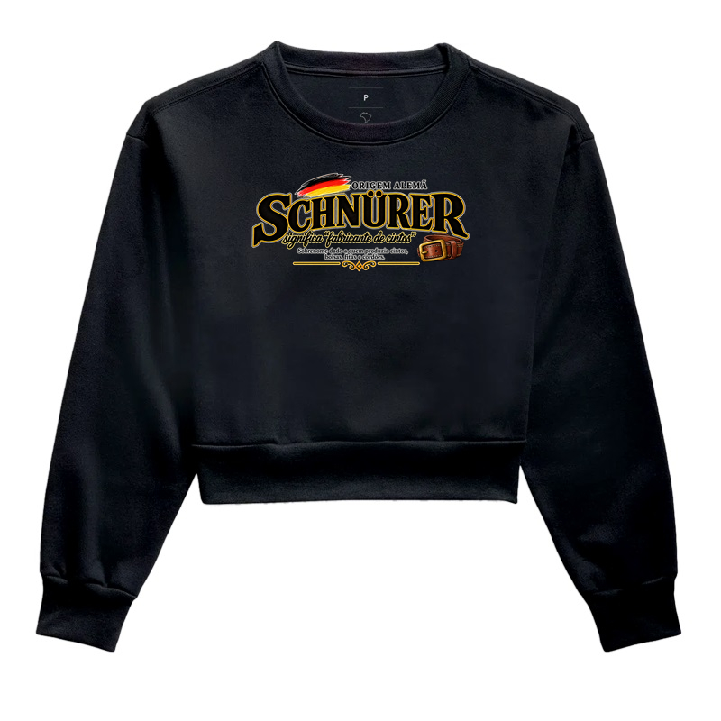 Schnürer  - Cropped Moletom