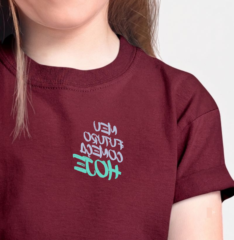 Futuro Começa Hoje - Camiseta Infantil