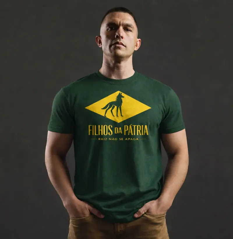 Camiseta Fundadora Filhos da Patria Verde