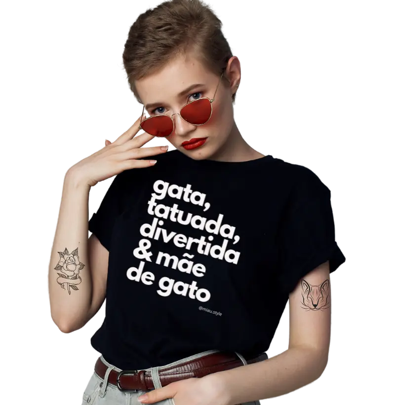 Gata, Tatuada, Divertida & Mãe de Gato