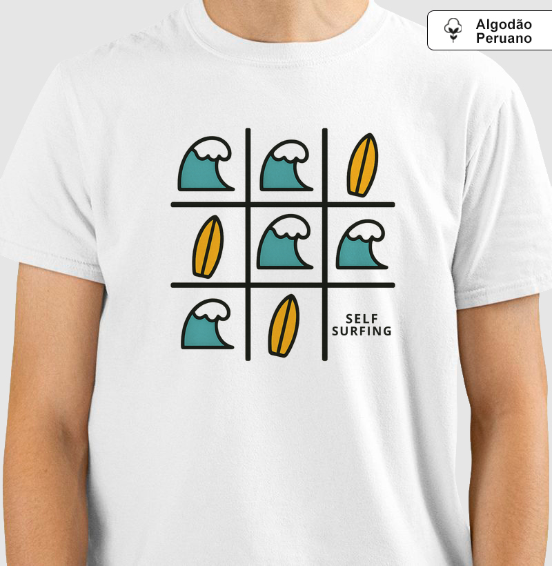 TIC TAC SURF - Camiseta Algodão Peruano