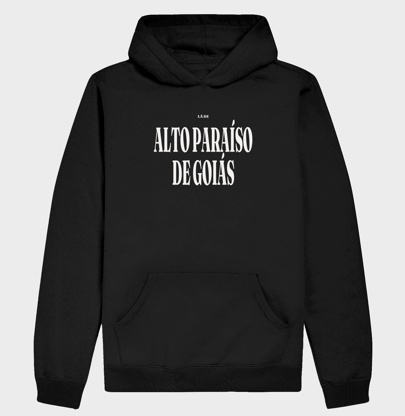 Alto Paraíso de Goiás | Tipografia GO - Hoodie Moletom