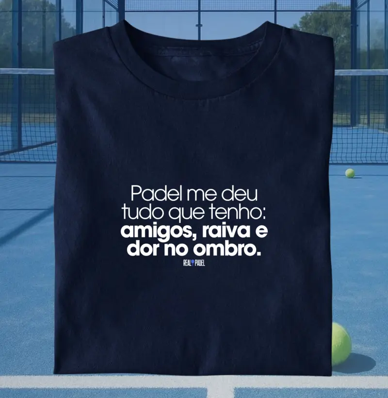 Padel me deu tudo que tenho: amigos, raiva e dor no ombro 