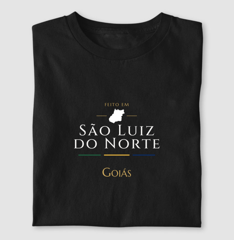Feito em São Luiz do Norte GO - Camiseta