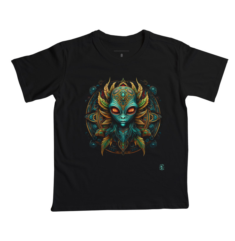 Camiseta Infantil Alien Tribal