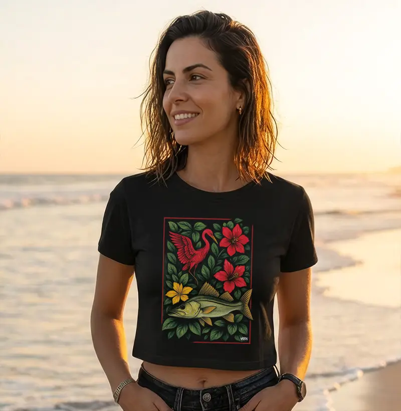 CROPPED ROBALO FLORAL