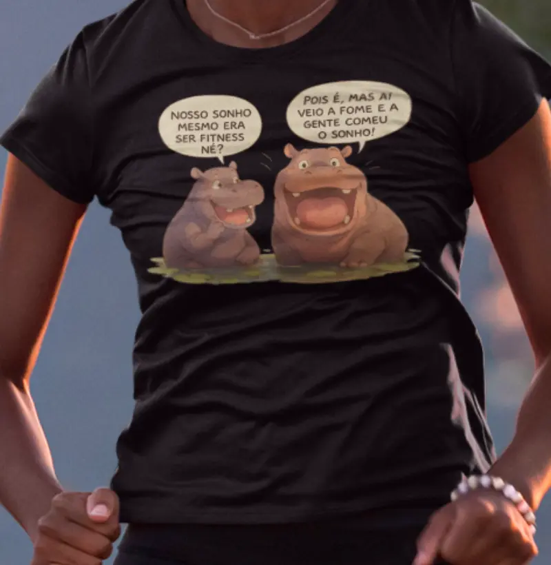 Nosso sonho era ser fitness, mas veio a fome a gente comeu o sonho
