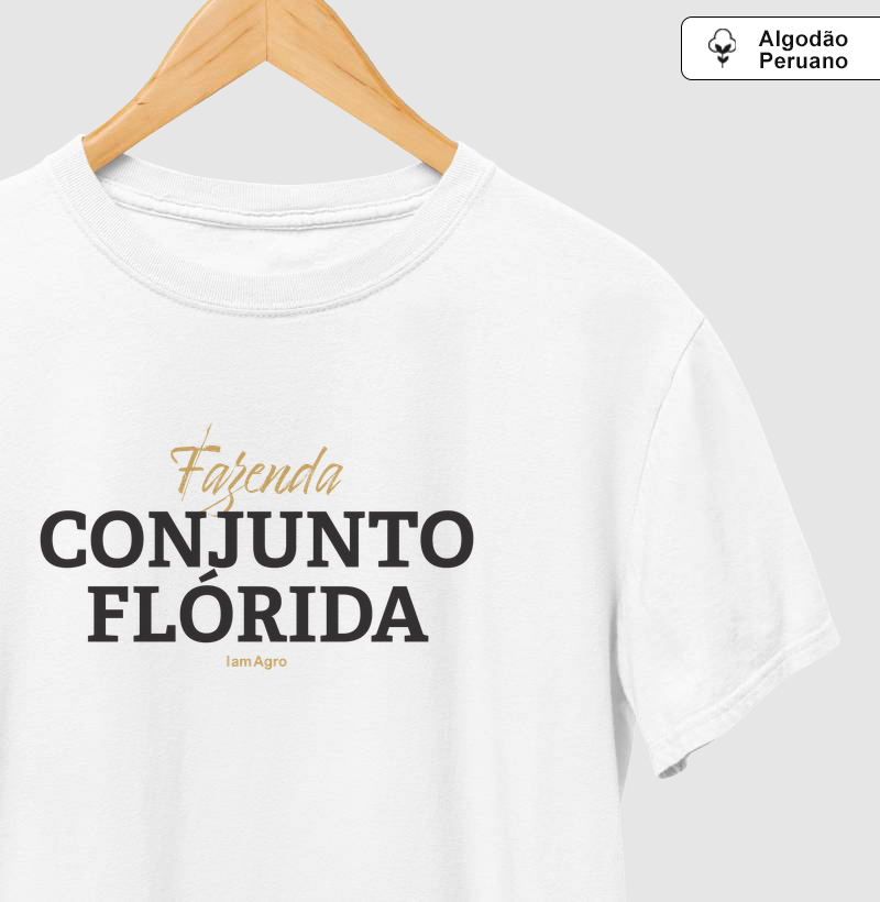 Camiseta Fazenda Conjunto Flórida | Algodão Peruano