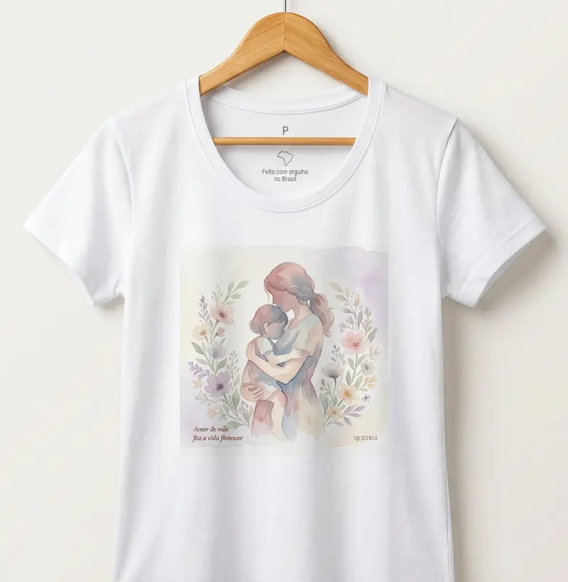 Camiseta Mãe Florescer