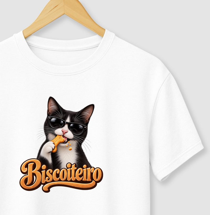 Gato Biscoiteiro - Camiseta