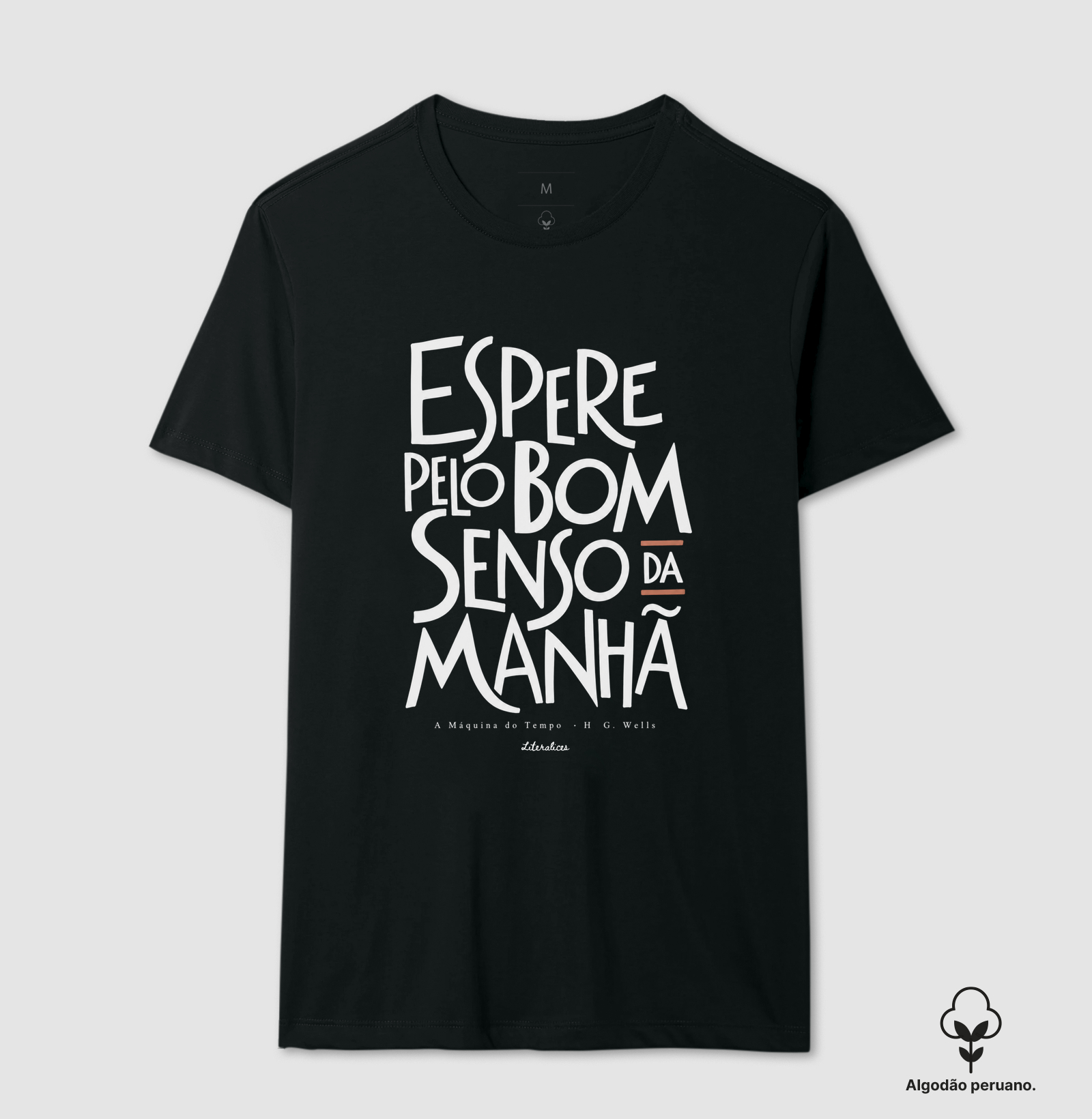 Camiseta A Máquina do Tempo — H. G. Wells - Camiseta Algodão Peruano
