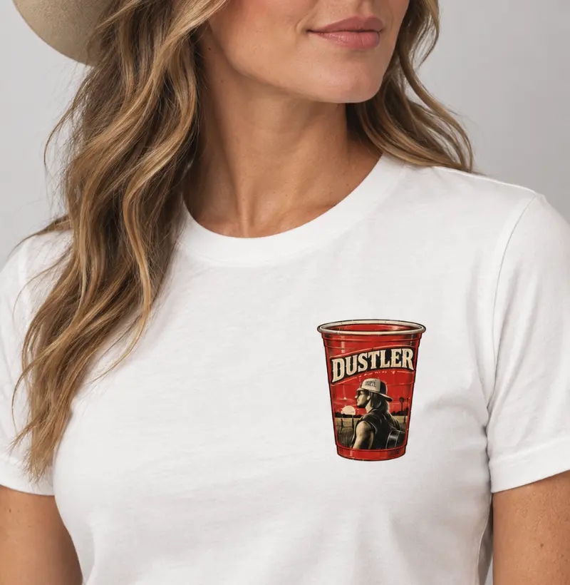 Baby Look Feminina Red Cup Dustler South Co.
