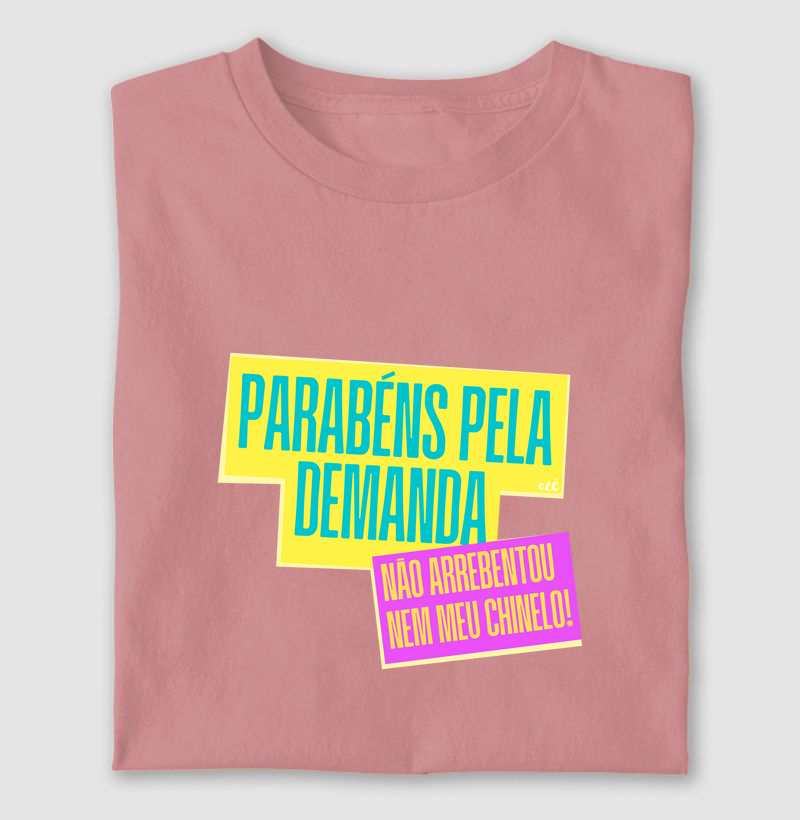 Parabéns pela demanda, não arrebentou nem meu chinelo!