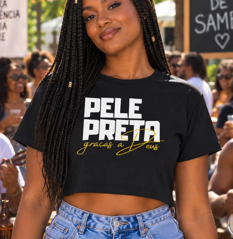 Pele preta - Cropped