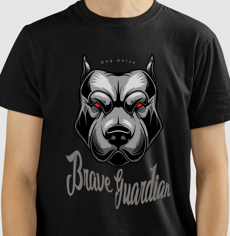 Camiseta Dog Pulse Brave Guardian