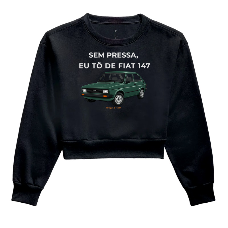 Sem pressa, eu tô de Fiat 147 - Verde