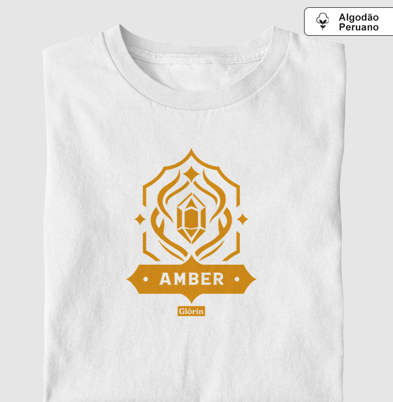 Amber Ink - Camiseta Algodão Peruano
