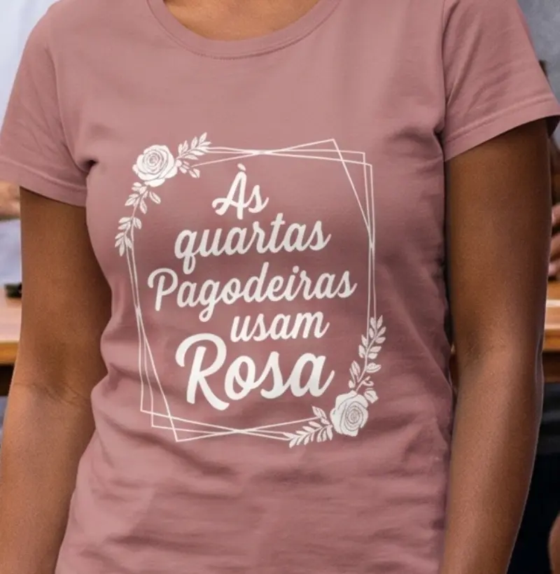Às quartas Pagodeiras usam rosa