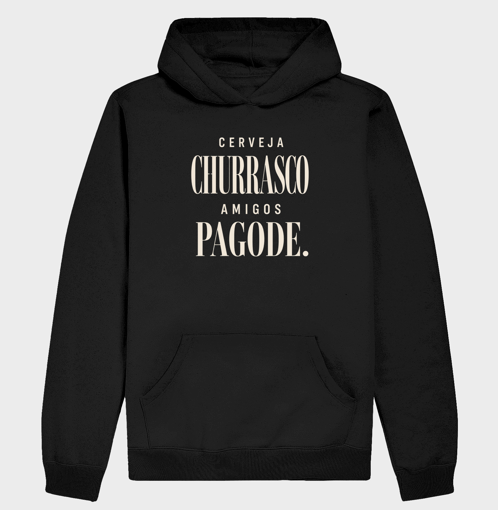 Cerveja, churrasco, amigos, pagode - Hoodie Moletom