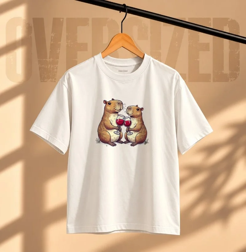 Camiseta Brinde Capivara - Camiseta Oversized
