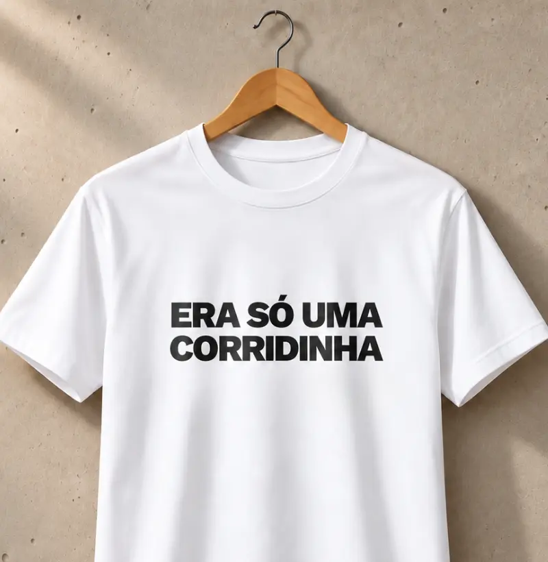 Era só uma corridinha