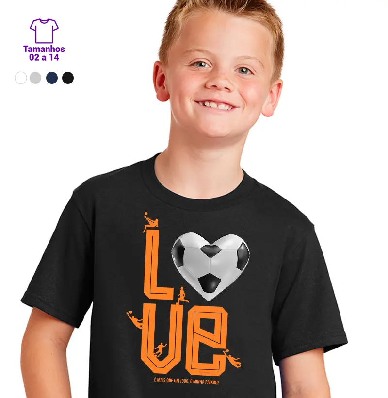 Camiseta LOVE FUT - Kids