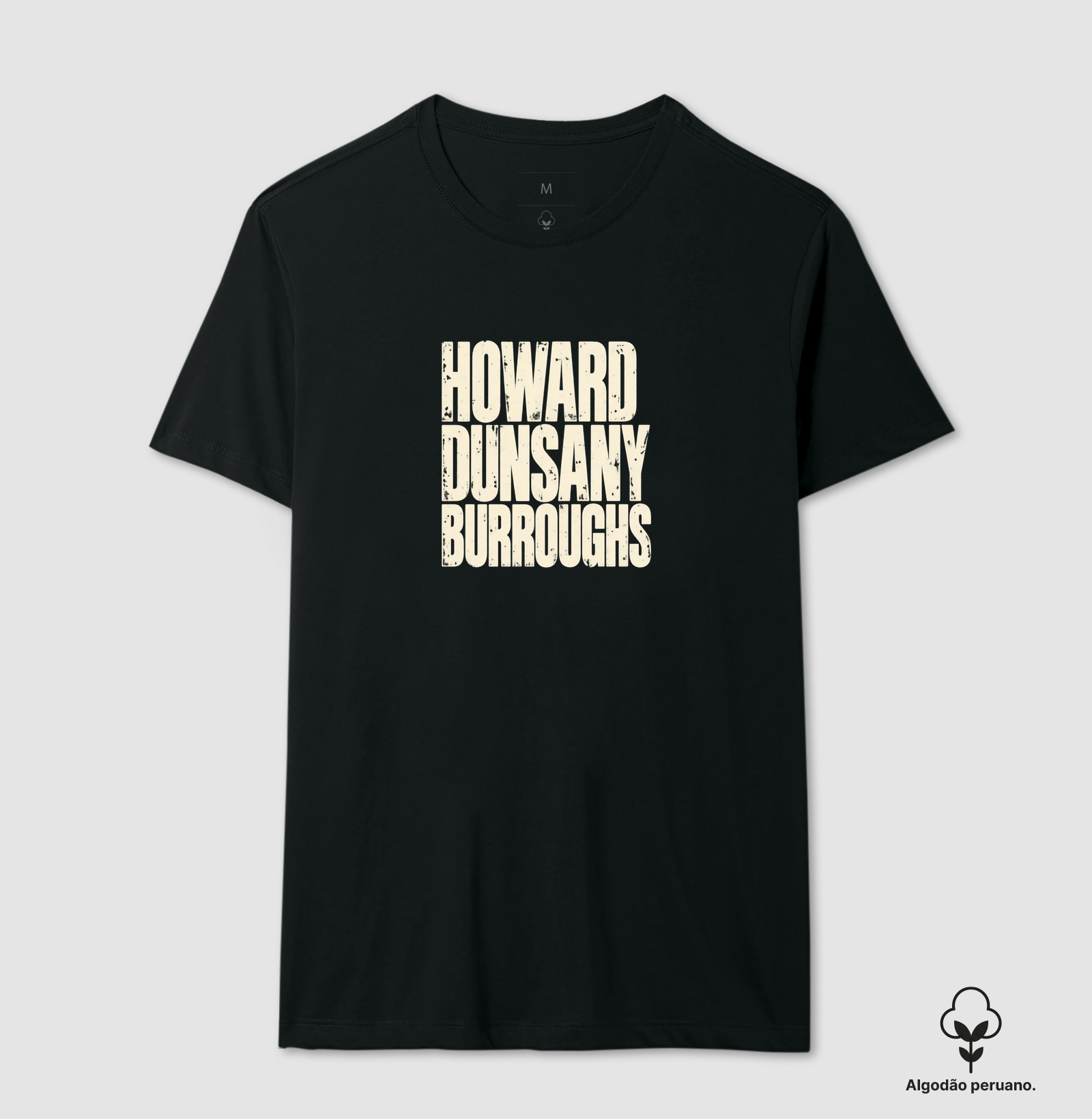 Howard, Dunsany & Burroughs — A Santíssima Trindade da Fantasia e Aventura Pulp - Camiseta Algodão Peruano