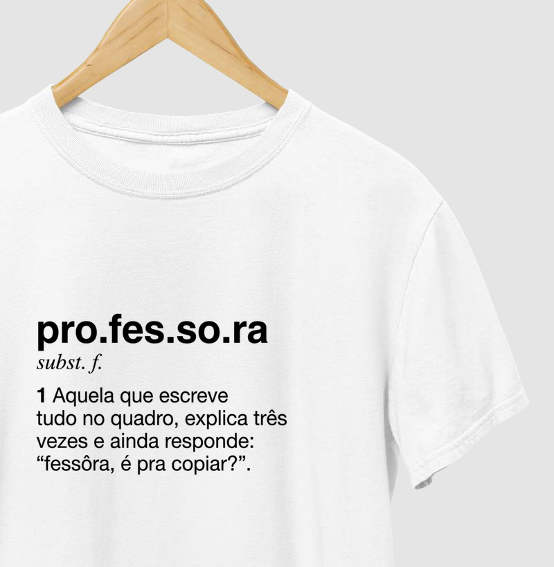 Camiseta Feminina Algodão É Pra Copiar
