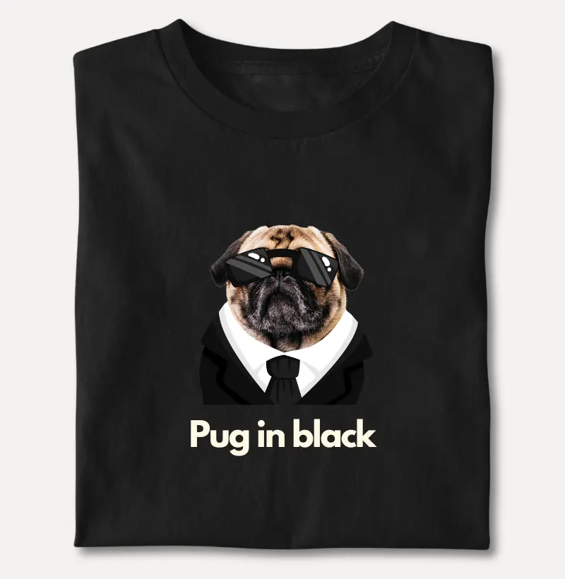Pug In Black