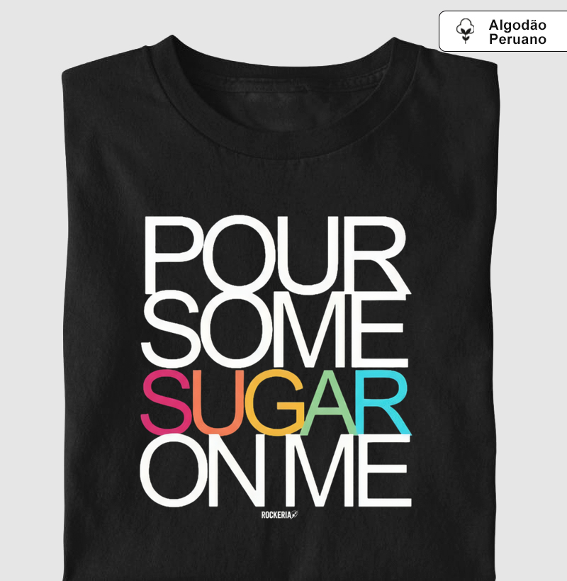 Camiseta Algodão Peruano Def Leppard Pour Some Sugar