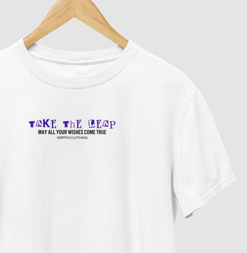 CAMISETA MASCULINA TAKE THE LEAP