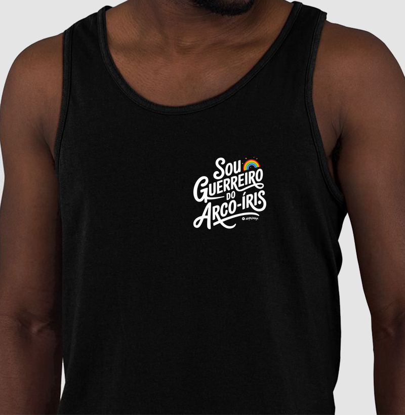 Sou Guerreiro do Arco-Íris Minimalista