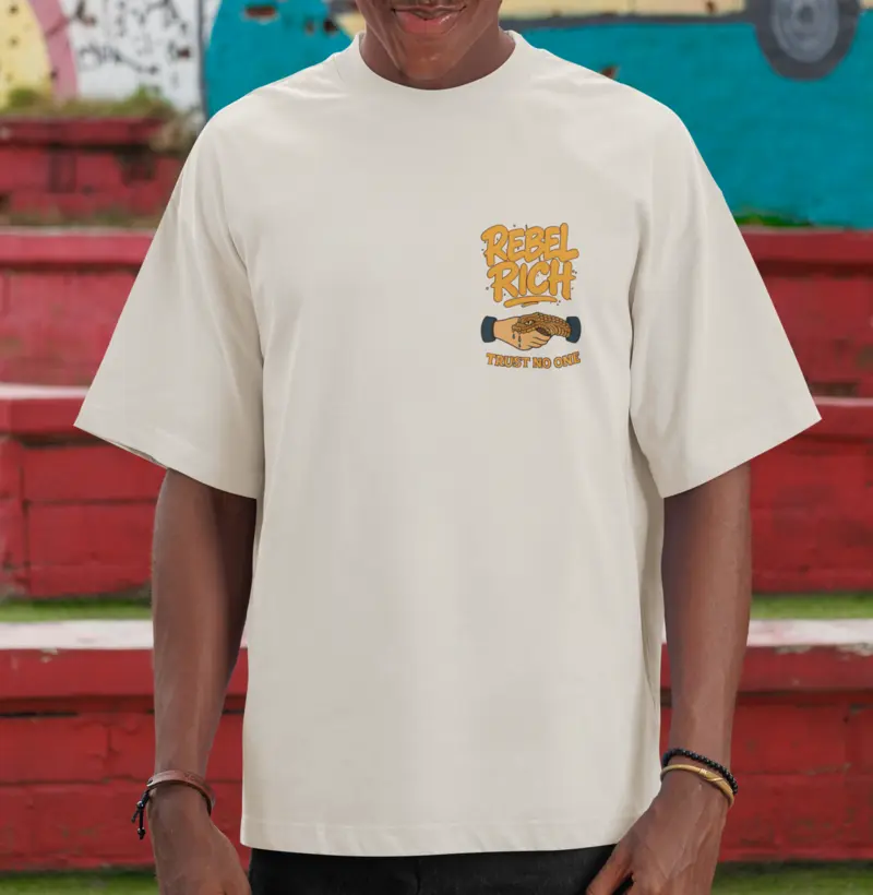 Trust No One Oversized Off-White