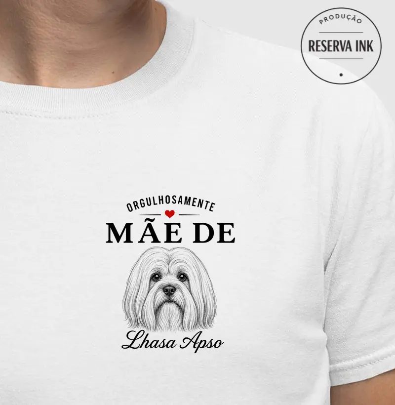 Orgulhosamente Mãe de Lhasa Apso