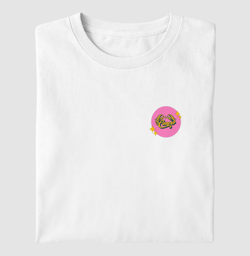 Câncer minimalista - Camiseta