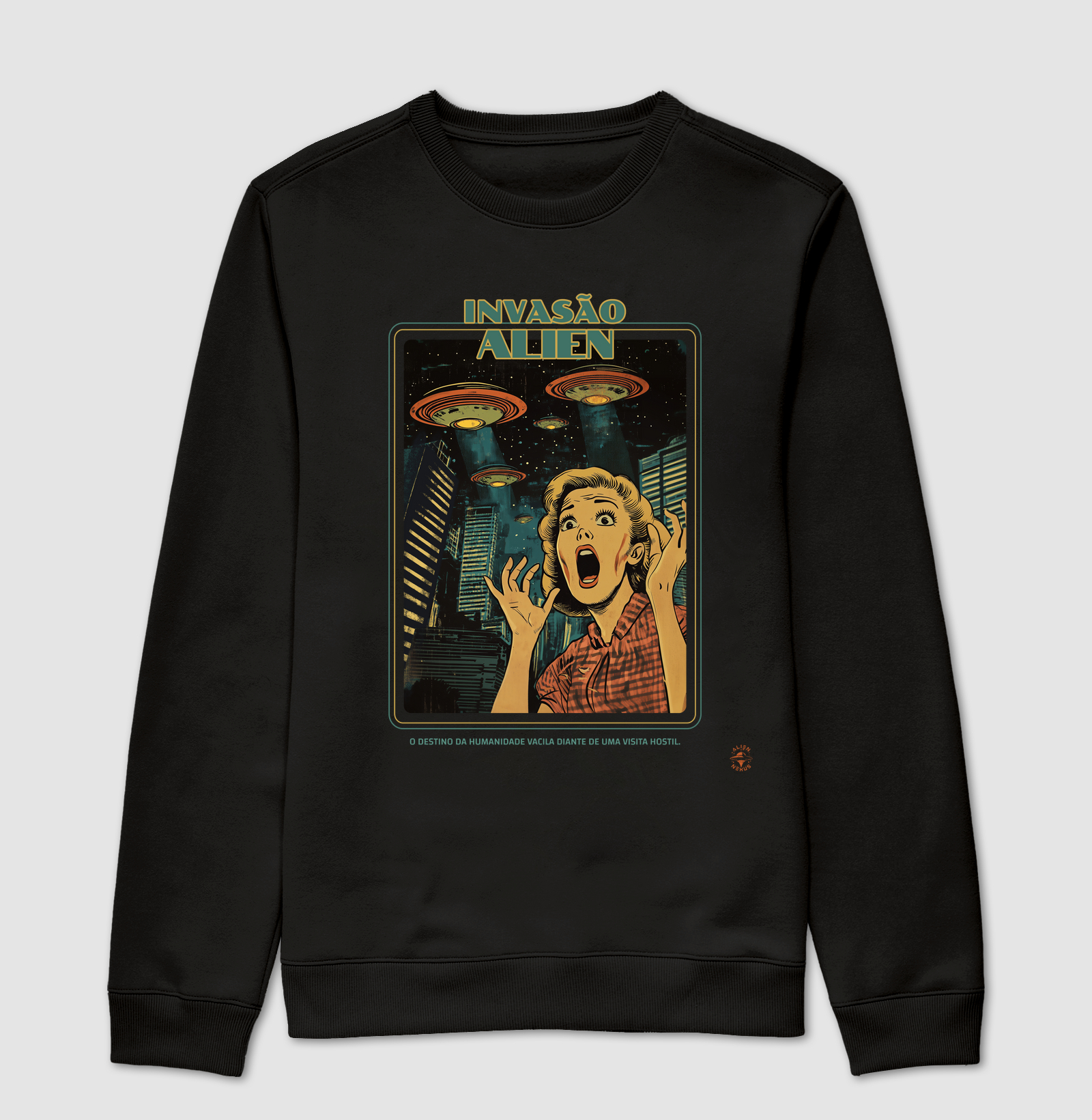 Suéter Moletom Invasão Alien